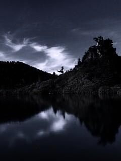 Берег озера в Японии обои