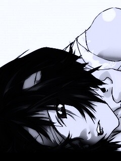 Девушка с красными глазами обои