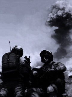 Солдаты в пустыне обои