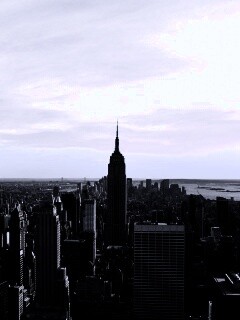 Вид на Нью-Йорк обои