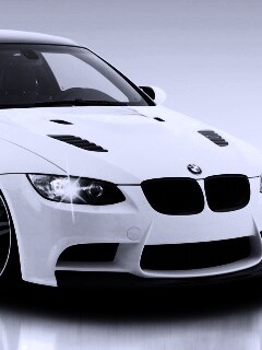 Белый БМВ обои