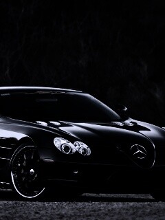 Черный мерседес обои