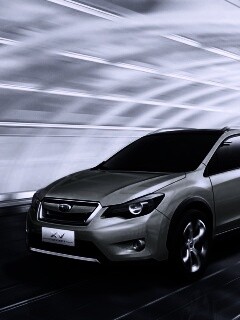 Субару в тоннеле обои