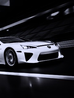 Lexus LFA на тарссу обои