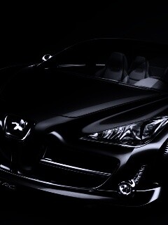 Чёрный Пежо обои