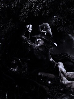 Ведьма варит зелье обои