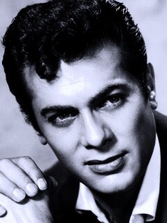 Чёрно белое фото Тони Кёртиса обои