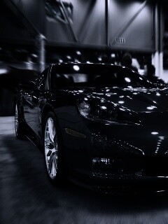 Машина на выставке обои