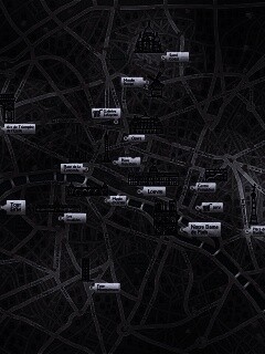 Карта Парижа обои