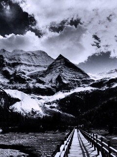 Дорога в горы обои