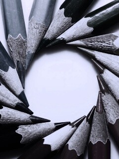 Радуга в карандашах обои