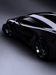 Красный концепт BMW обои