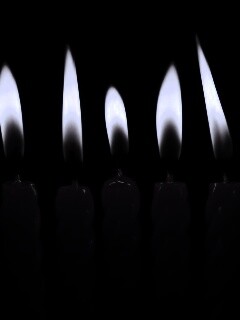 Красные свечи обои