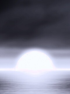 Нереальный закат обои