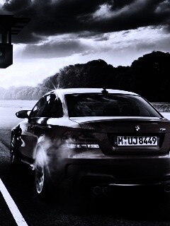 Оранжевый BMW серии M обои