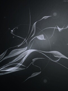 Зеленые абстрактные лепестки обои