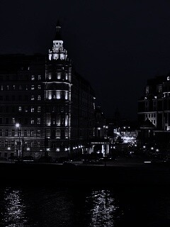 Ночной город обои