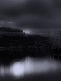 Озеро зимой обои