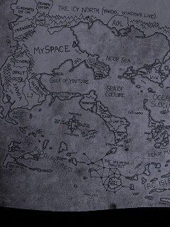 Карта интернета обои