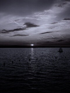 Морской закат обои