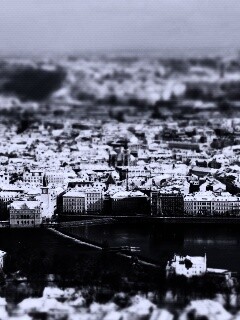 Вид на город обои