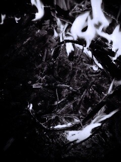 Костёр крупным планом обои