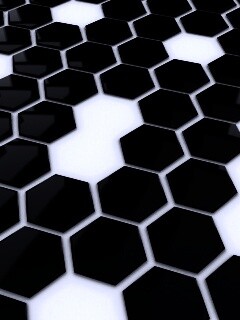 Мозаика из шестигранников обои