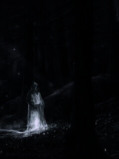 Маг света в лесу обои