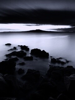 Озеро в тумане обои