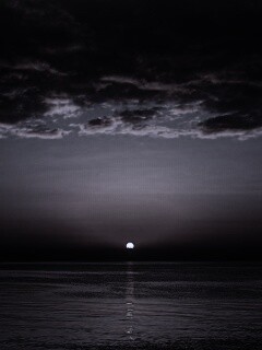 Багровый закат обои