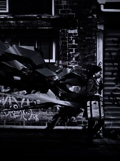 3D граффити на стене обои