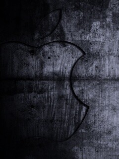 Бетонное яблоко обои