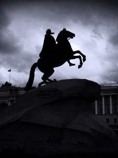 Медный Всадник в Питере обои
