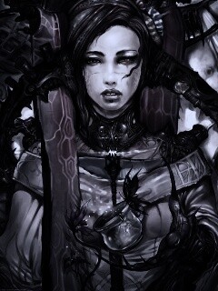 Странная девушка обои