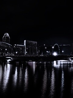 Ночной город обои