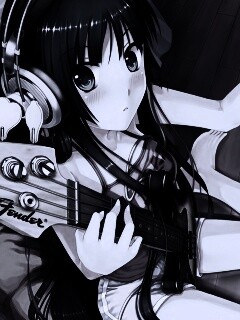 Лоли с гитарой обои