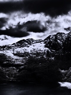 Вид на горы обои