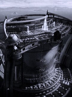 Город будущего обои