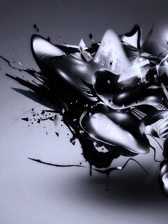 Яркая абстракция обои