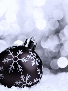 Новогодние игрушки обои