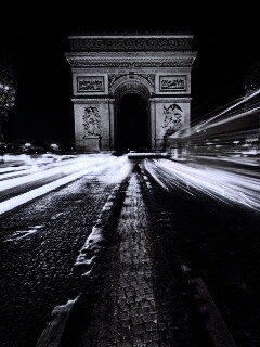 Елисейские поля с Триумфальной аркой обои