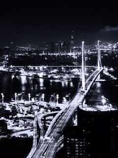 Ночная городская жизнь обои