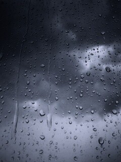 Капли на стекле обои