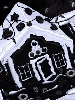 Пряничный домик обои