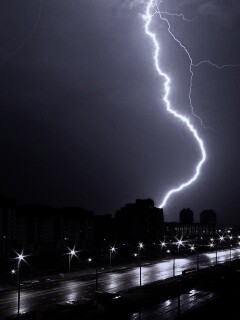 Молния обои