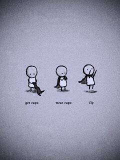 Возьми плащ, одень плащ, лети. обои