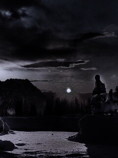 Зимнее солнце обои