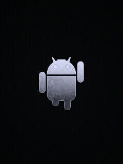 Логотип Android на зеленом фоне обои