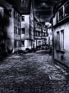 Старый городок обои