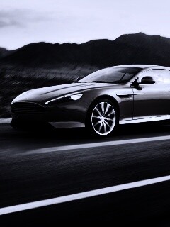 Астон Мартин на шоссе обои